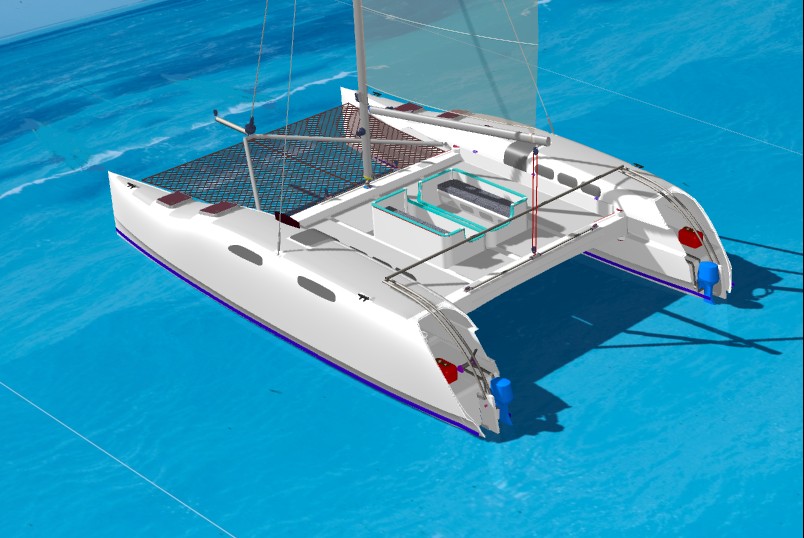 catamaran construction plans plan make easy to build boat